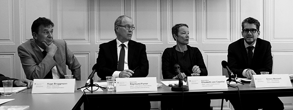 Gemeinsame Pressekonferenz von DEZA und SECO über den Erweiterungsbeitrag für die EU. (Bild thk)