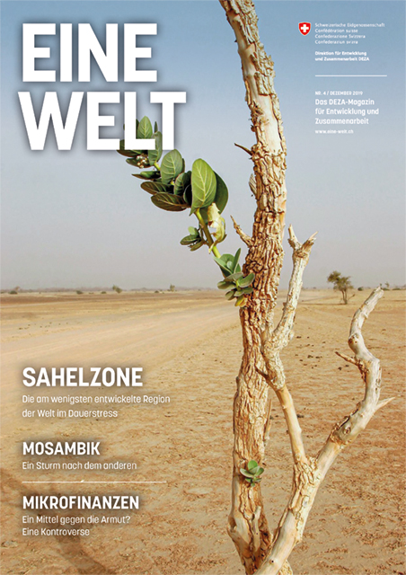 «Eine Welt» erscheint viermal jährlich in deutscher, französischer und italienischer Sprache. www.eine-welt.ch